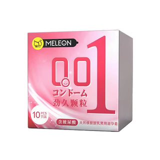 Презерватив ультратонкий MELEON 0,01мм с точками (10 шт)