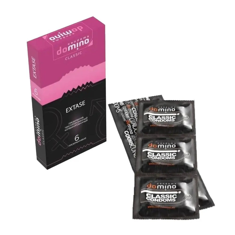 Презервативы DOMINO EXTASE (6 шт в уп.)