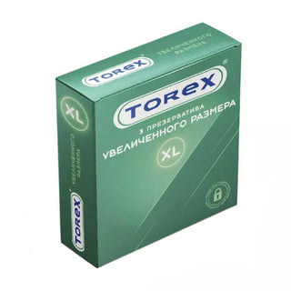 Презервативы от TOREX увеличенного размера XL (3 шт в уп)