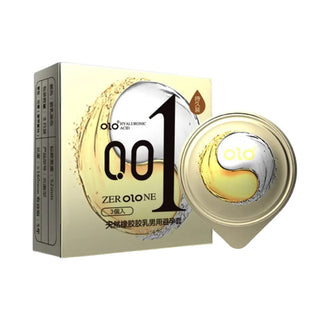 Презервативы с двойным эффектом OLO 0,01 мм (3 шт в уп)