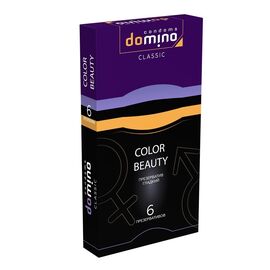 Презервативы гладкие цветные DOMINO  (6 шт в уп.)