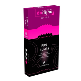 Презерватив Domino FAN BUMPS (6шт)