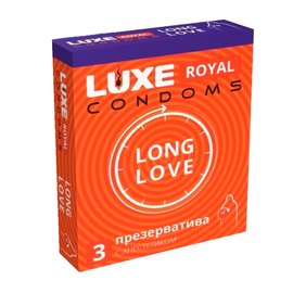 Презерватив Luxe "Royal Long Love" (3 шт в уп)