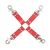 Крестовина для крепления наручников и оков, Цвет: Красный, изображение 2
