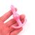 Пробка анальная силиконовая, Цвет: Розовый, изображение 2