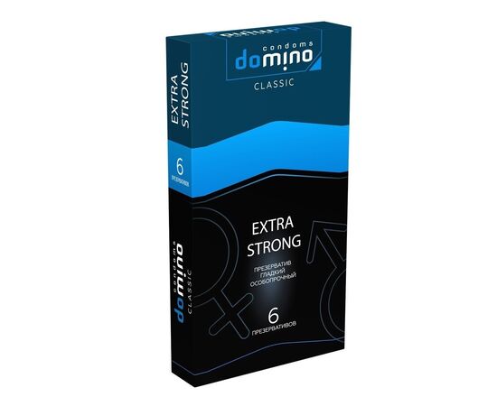 Презервативы особо прочные DOMINO Exstra Strong (6 шт в уп.)