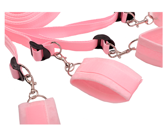БДСМ фиксатор для рук и ног, Цвет: Розовый, изображение 2