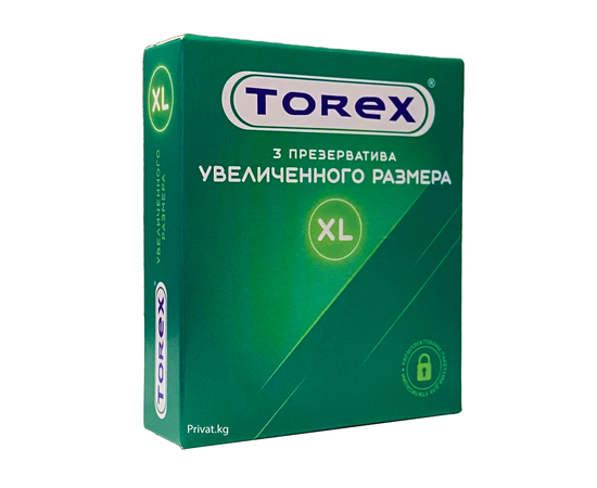 Презервативы от TOREX увеличенного размера XL (3 шт в уп)