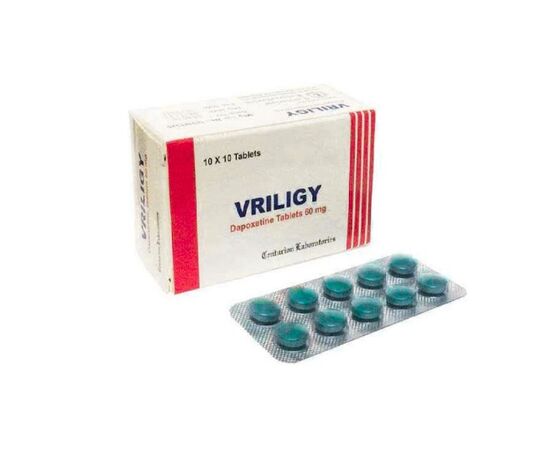 Дапоксетин VRILIGY 60 для продления полового акта (1 таблетка)