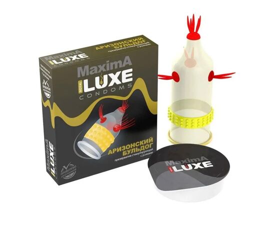 Презерватив от LUXE  с усиками Аризонский бульдог (1шт в уп)