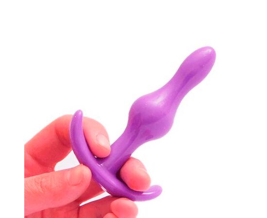 Пробка анальная силиконовая, Цвет: Фиолетовый