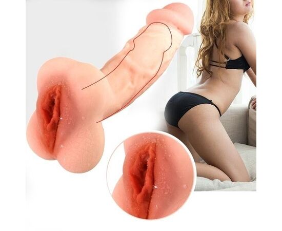 Мастурбатор-насадка вагина и пенис