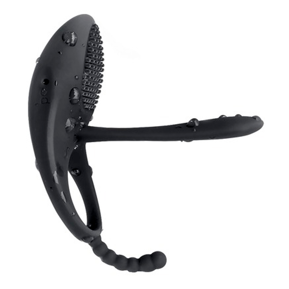 Эрекционное виброкольцо с двойным проникновением