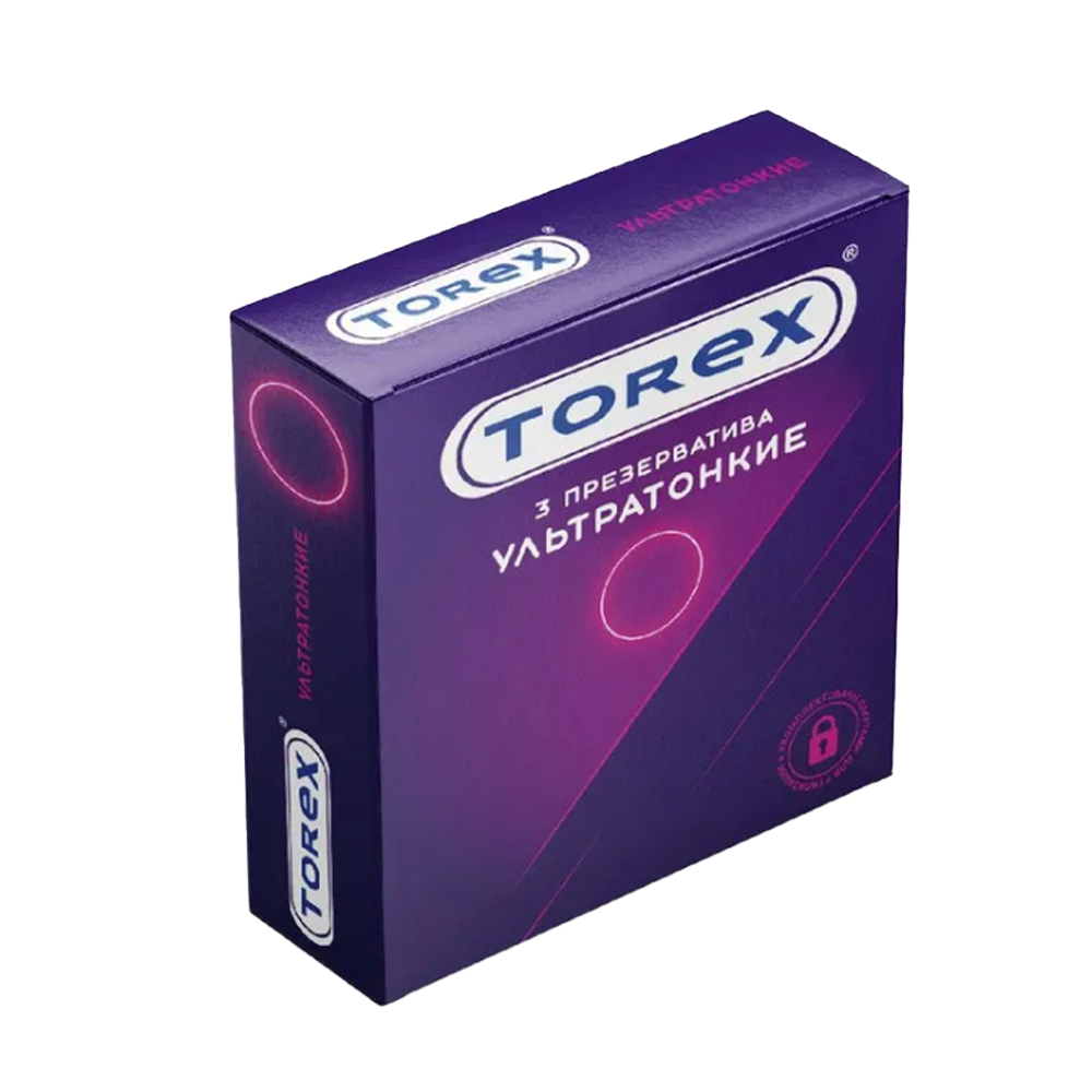 Презервативы от TOREX ультратонкие (3 шт в уп)