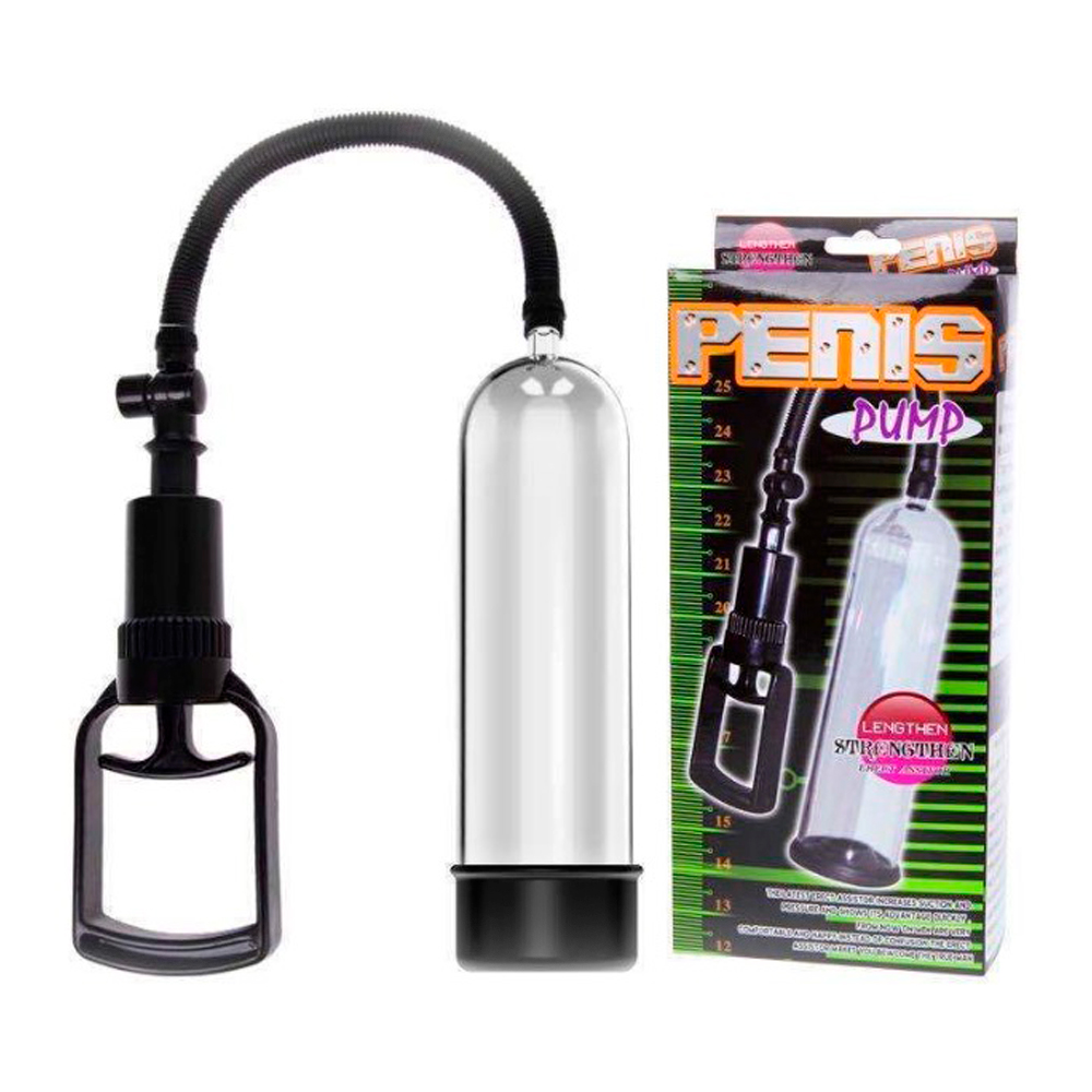 Помпа для увеличения члена механическая с 4 насадками