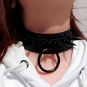 Чокер с шипами кожзам