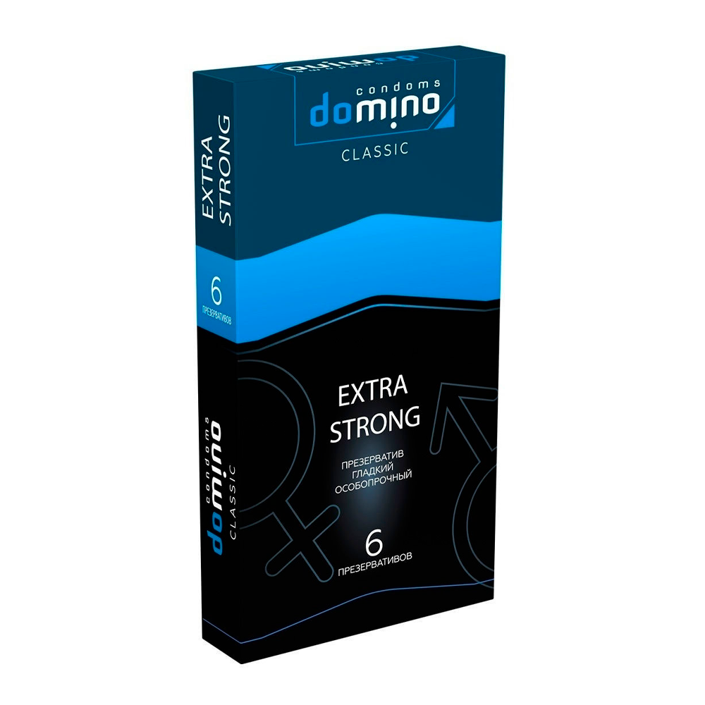 Презервативы особо прочные DOMINO Exstra Strong (6 шт в уп.)