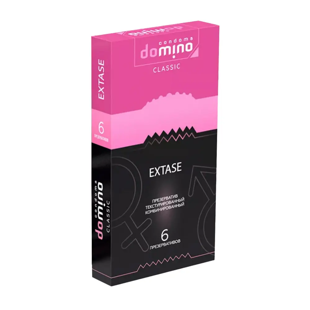 Презервативы DOMINO EXTASE (6 шт в уп.)