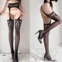 Чулки с поясом слитные (без трусиков)