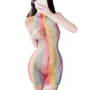 Платье сетчатое эластичное