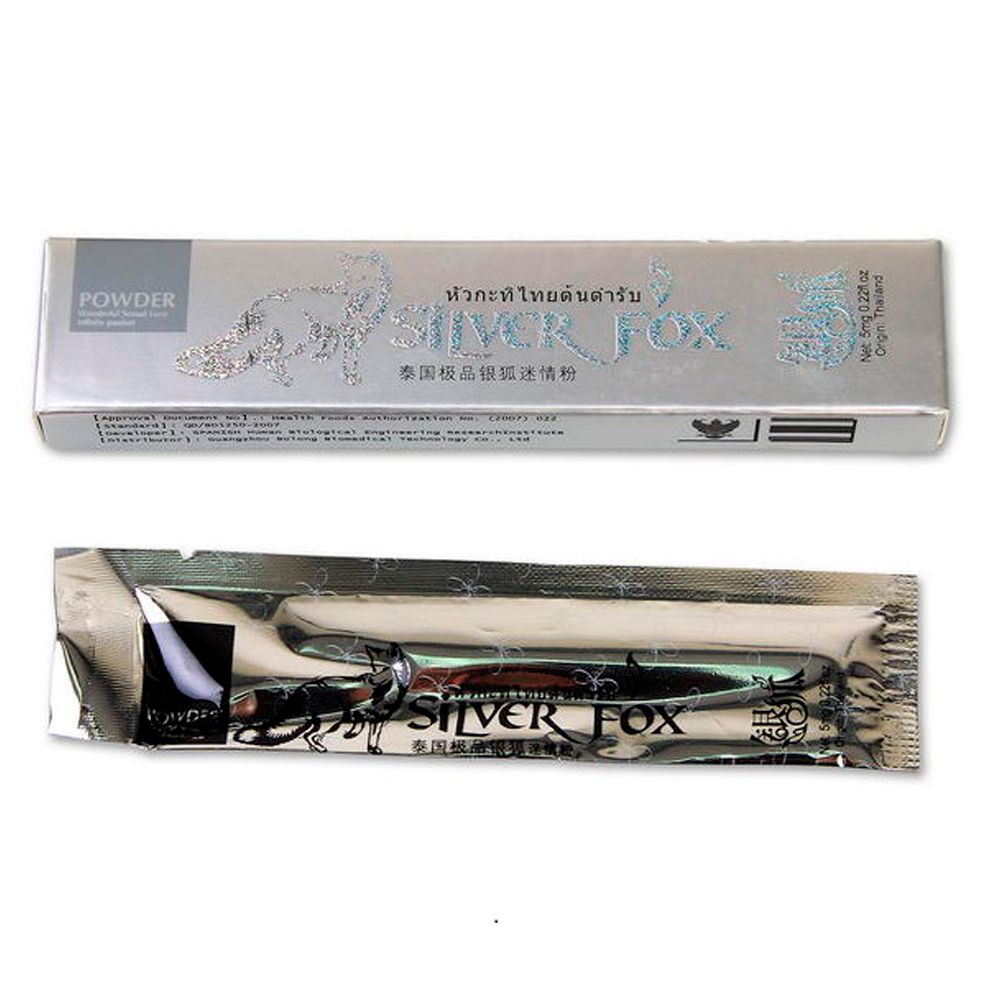 Возбудитель женский Серебряная лиса (капли, сошет 5 мг)