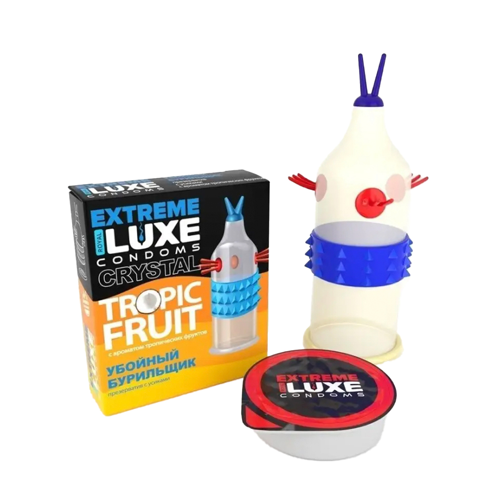 Презерватив LUXE "Убойный бурильщик" (1шт в уп)