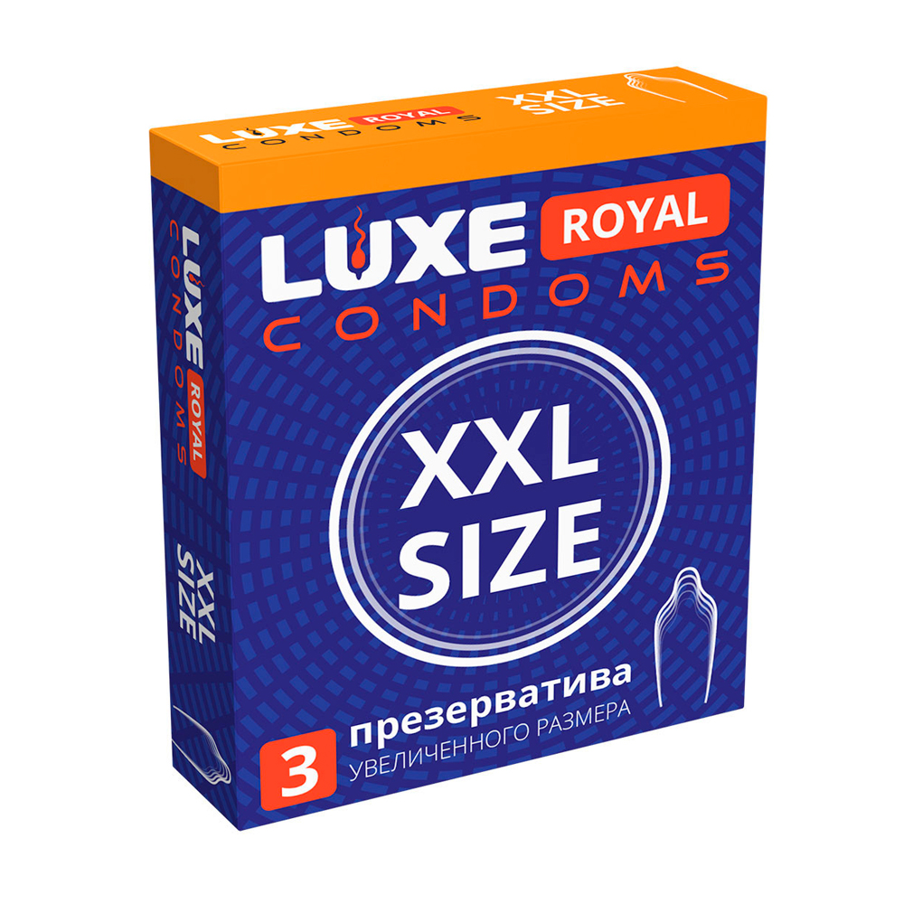 Презервативы  от LUXE XXL (3 шт в уп.)