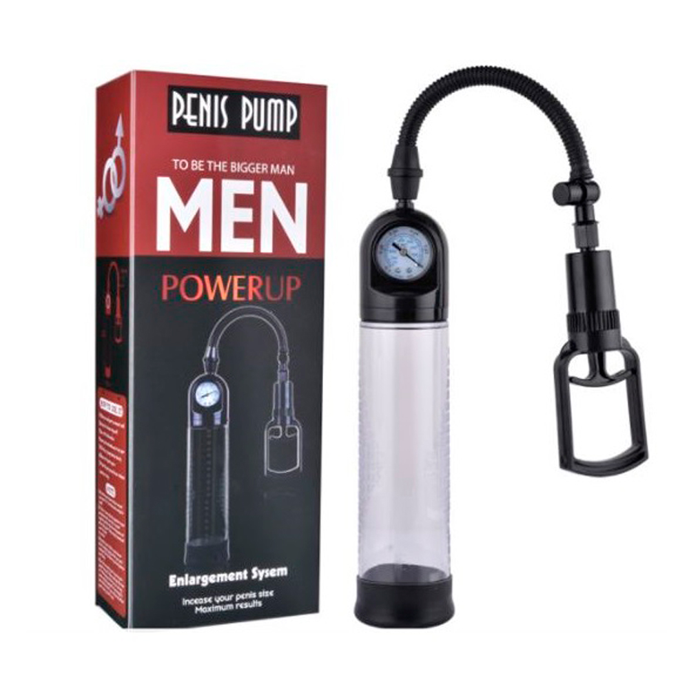 Помпа для увеличения члена механическая с манометром