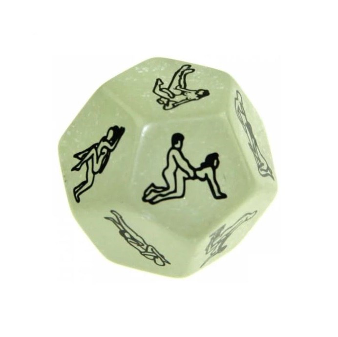 Кубик с эротическими позами многогранный (светится в темноте)