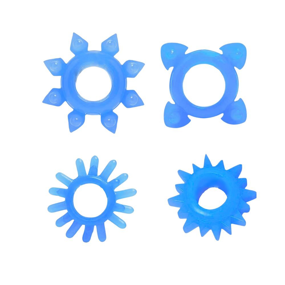 Кольца для эрекции люминесцентные (4 шт)