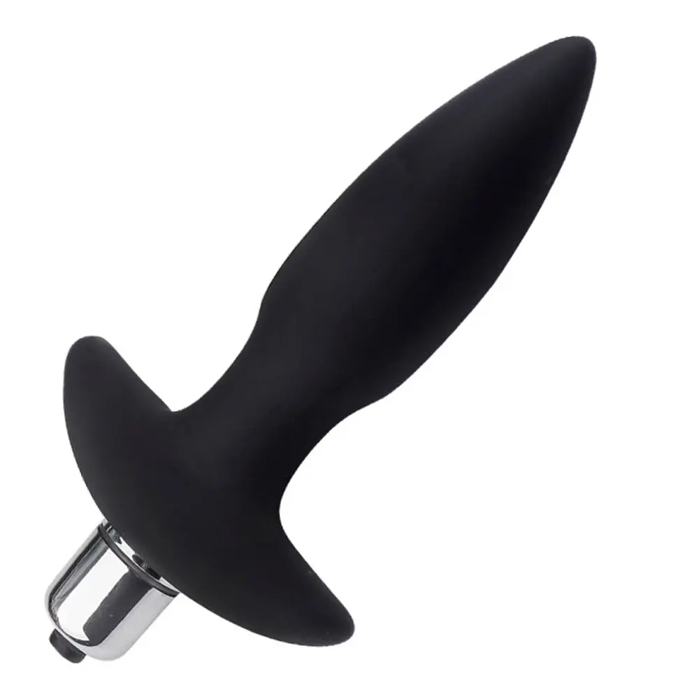 Пробка анальная силиконовая с вибрацией