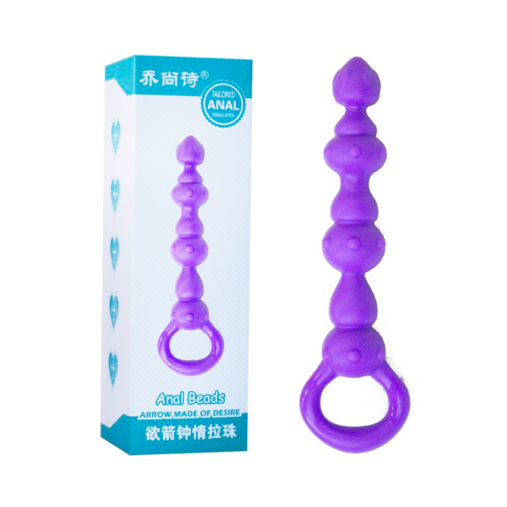 Анальные бусы силиконовые