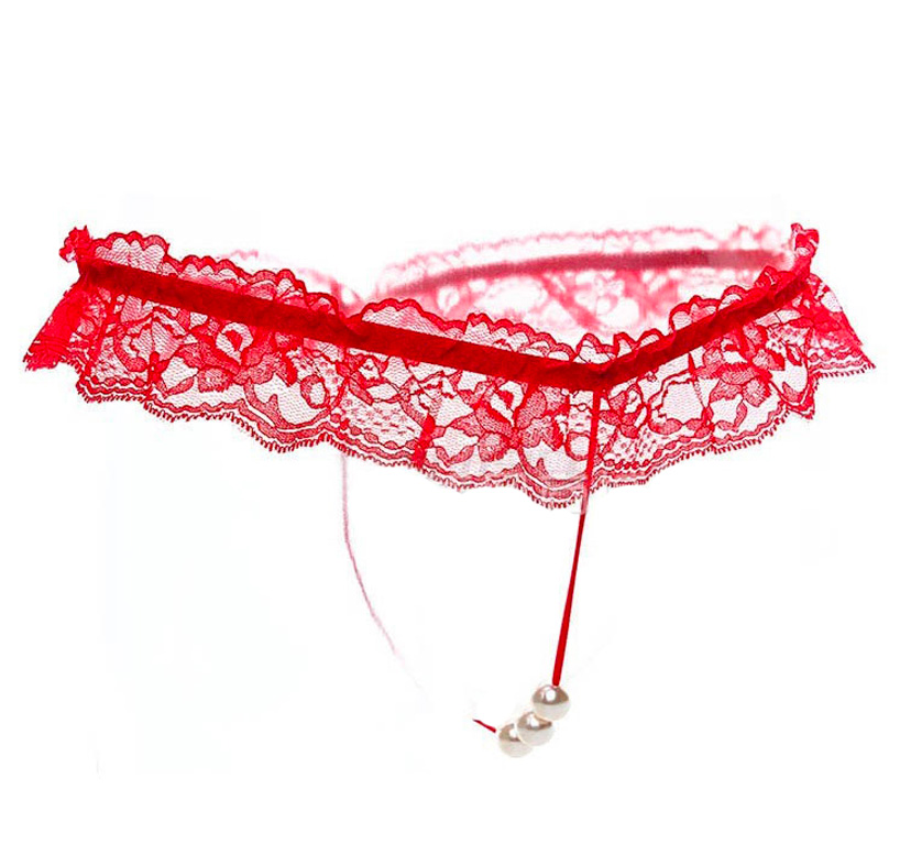 Трусики с бусами