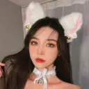 Ободок с ушками кошки (с колокольчиками)