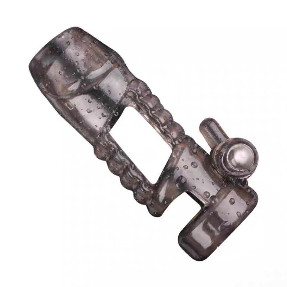 Насадка на член сквозная с вибрацией