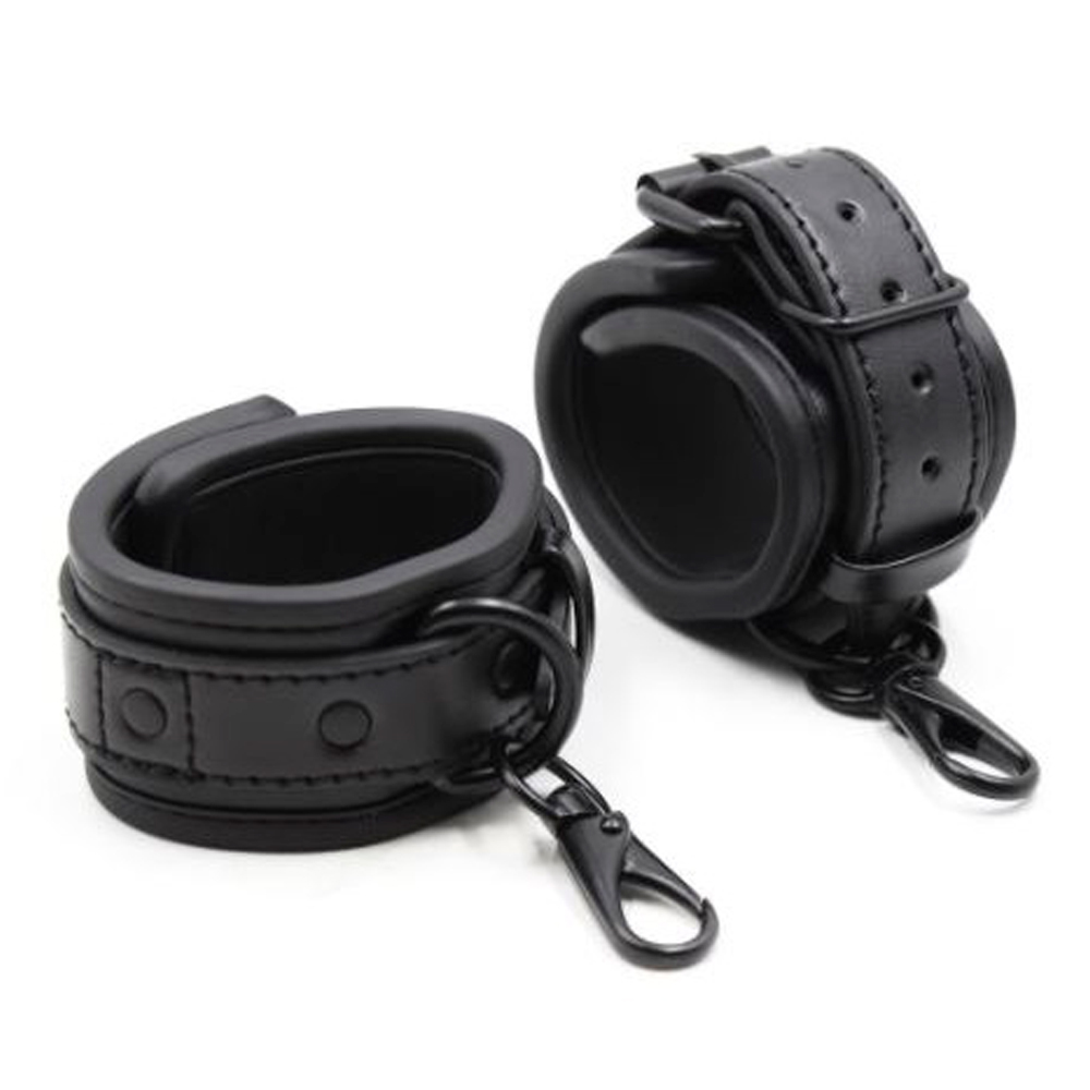 Наручники кожзам черные