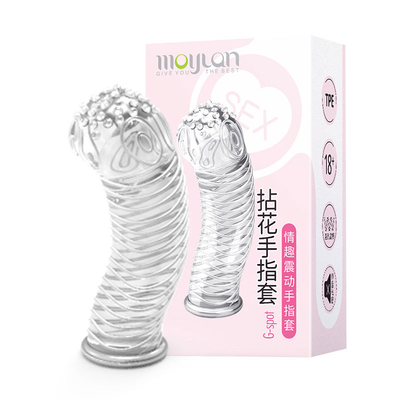 Вибрирующая насадка на палец для мастурбации