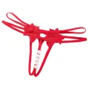 Трусики стринги с бусинами