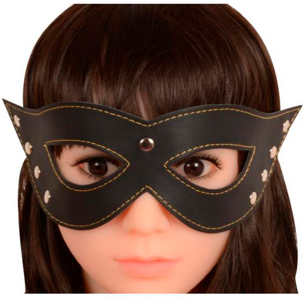 Кожаная маска БДСМ