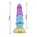 Фаллоимитатор Фэнтези "Единорог Радуга" (большой)