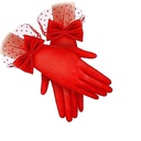 Перчатки сетчатые с бантом