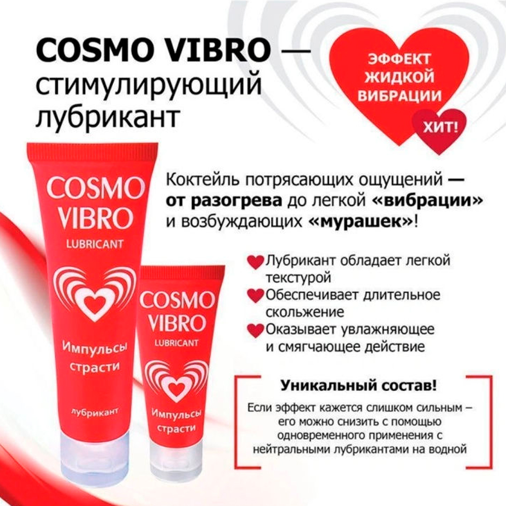 Крем-смазка возбуждающая COSMO VIBRO (25 мл)