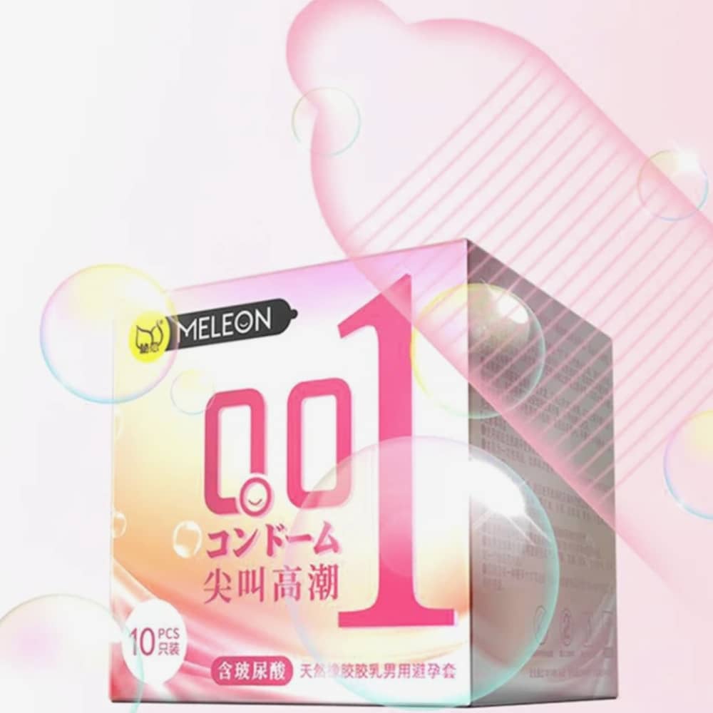 Презерватив ультратонкий MELEON 0,01мм с возбуждающим эффектом (10 шт)