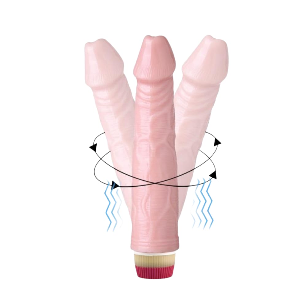Фаллос в вибрацией и вращением