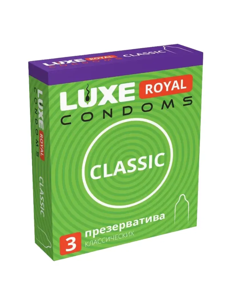 Презерватив LUXE Royal Classic (3 шт в уп)