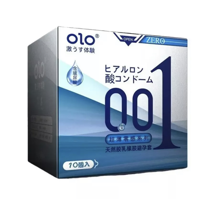 Презерватив ультратонкий  OLO ZERO 0,01мм (10 шт)