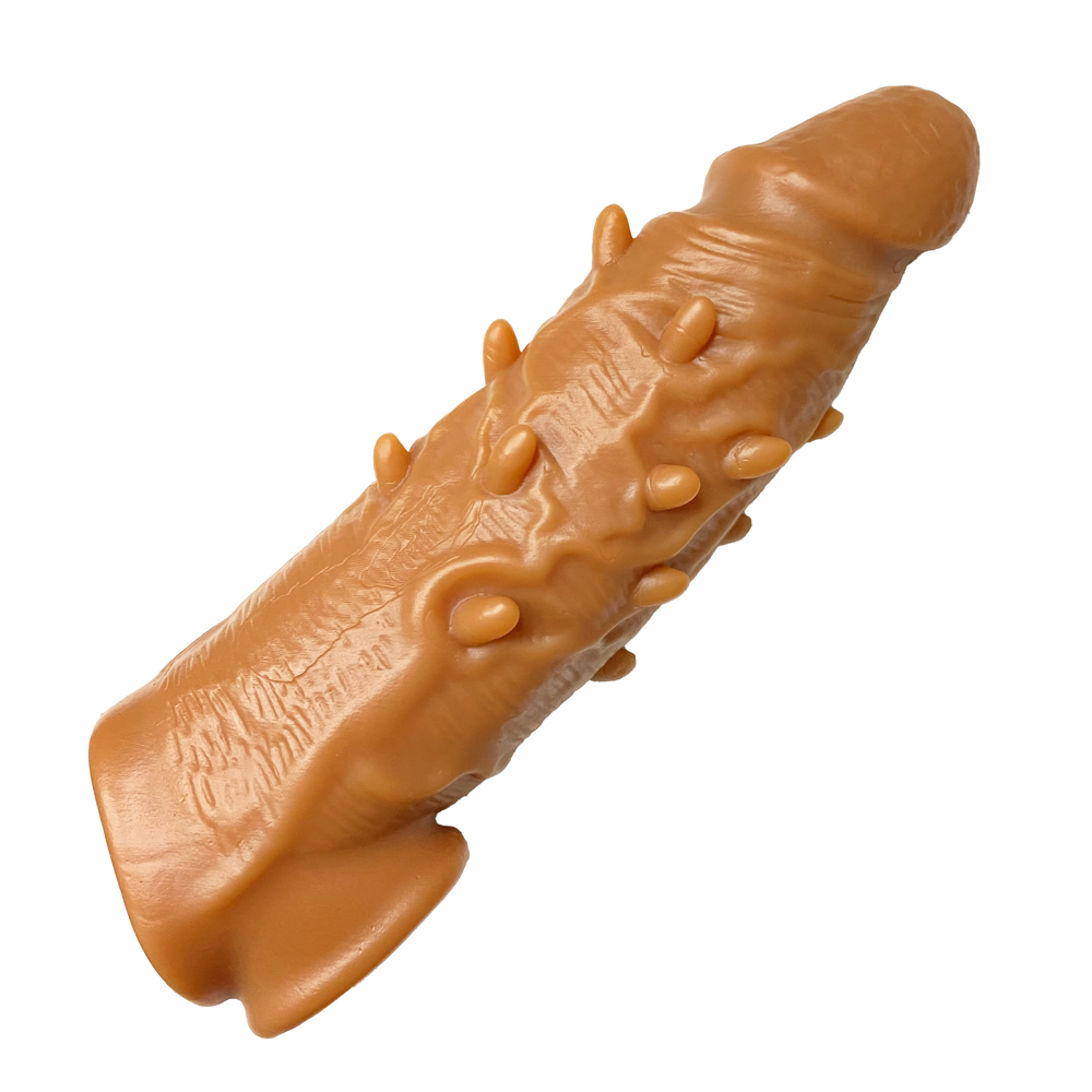 Насадка на член из киберкожи с удлинением