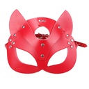 Маска  кошечка кожзам