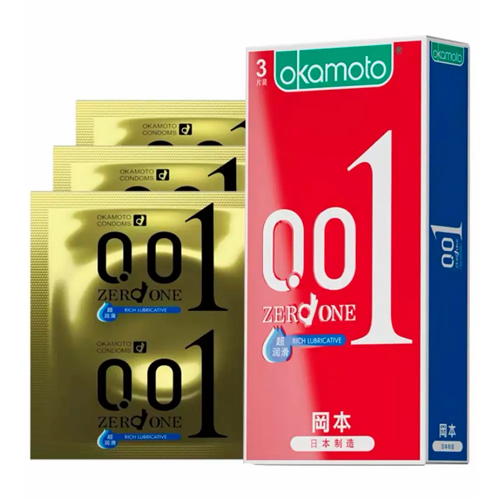 Презерватив полиуретановый  ультратонкий OKAMOTO (3 шт в уп)
