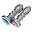 Пробка анальная металлическая со стразой